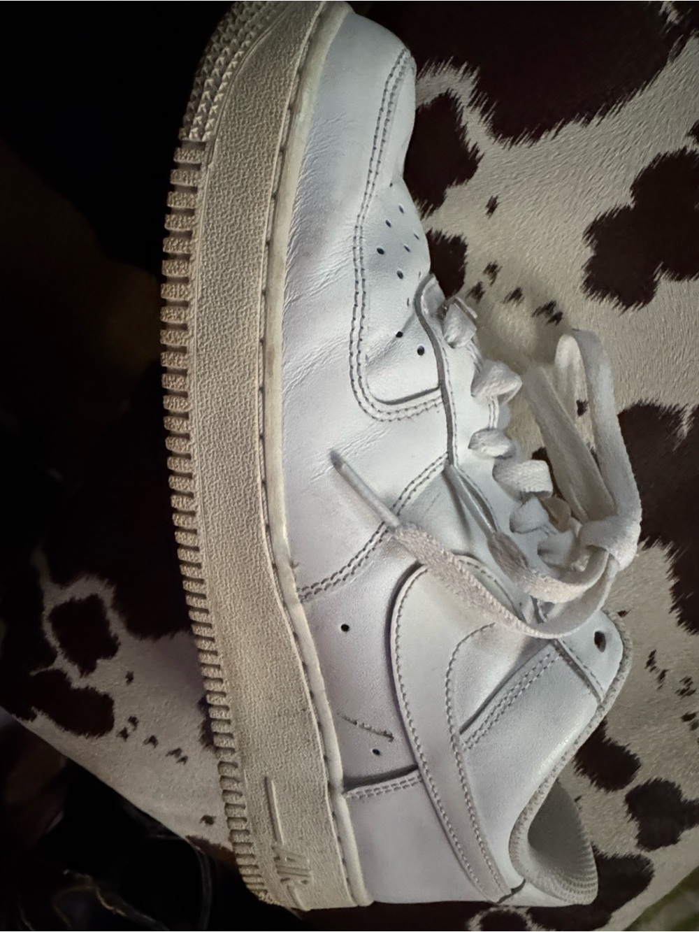 White Leather Women's Sneakers